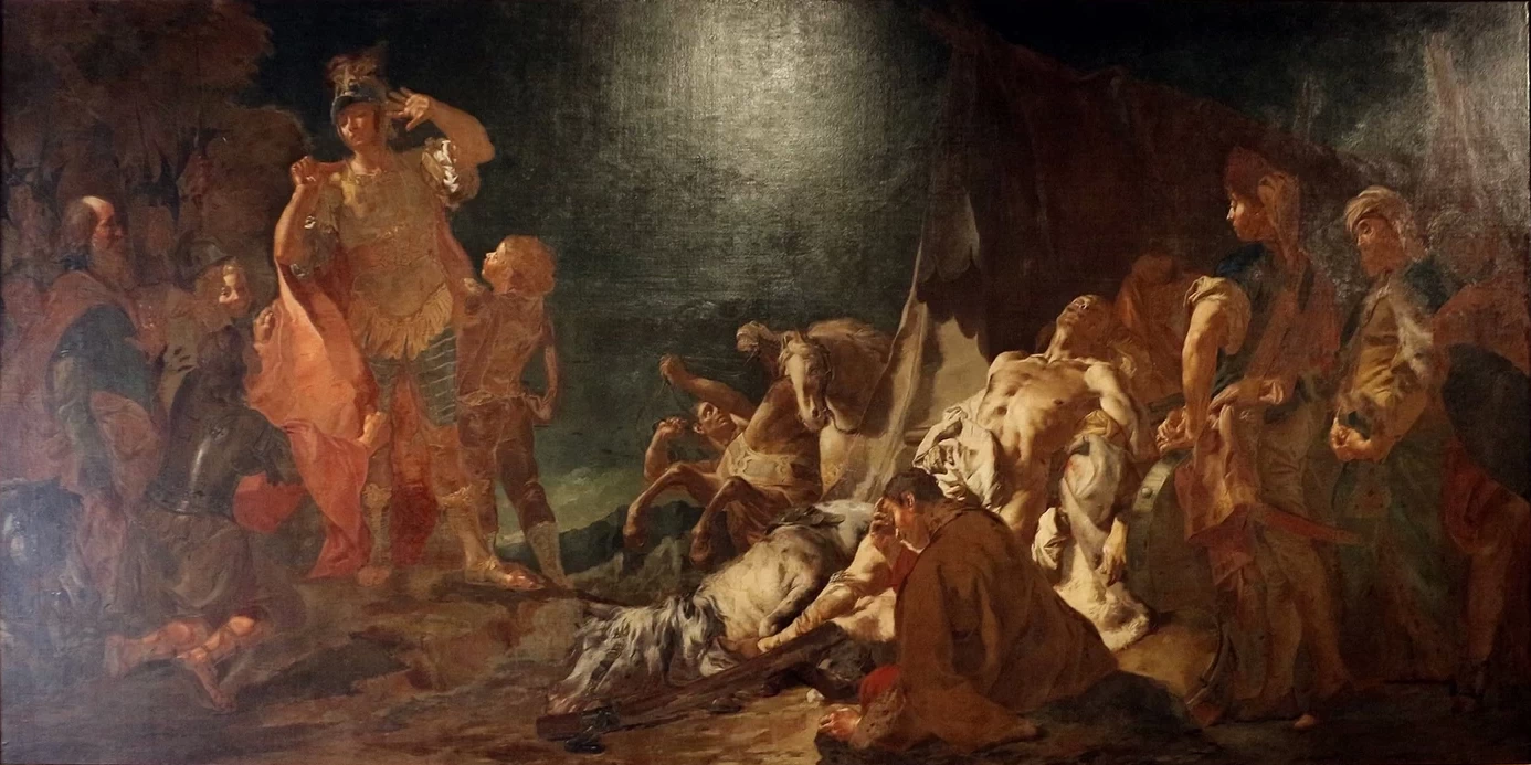 Alessandro davanti al cadavere di Dario - Museo del Settecento Veneziano, Venezia